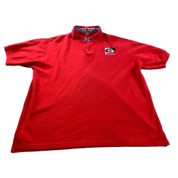 B Resort Other - Vintage Georgia Bulldogs Polo Shirt Men XL Red NCAA Football B Resort Golf Coach